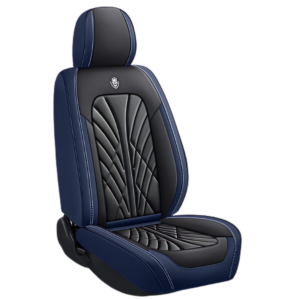 Waterproof Car Seat Protector -Black Dark Blue - Ozerty